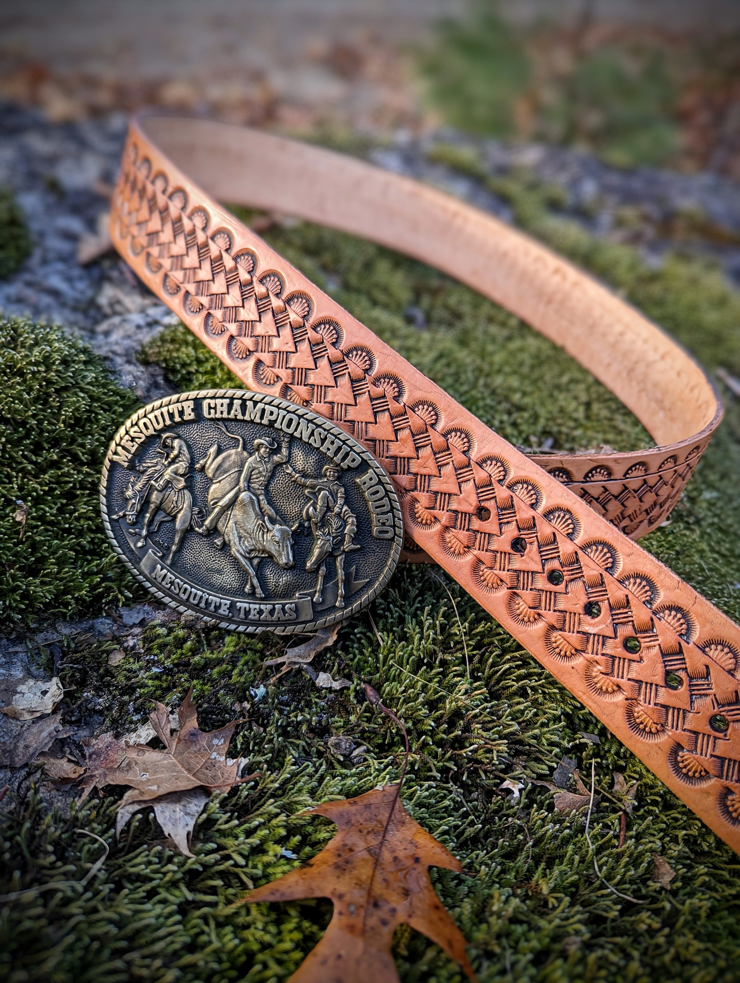 Custom Leather Belt Request -- with Stamping/Tooling and Dyeing